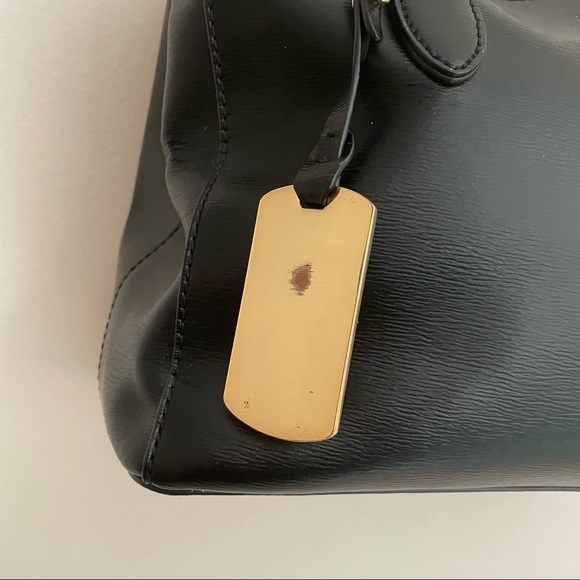 LAUREN RLL RALPH LAUREN black CROSSBODY / HAND LEATHER BAG. - Picture 9 of 13